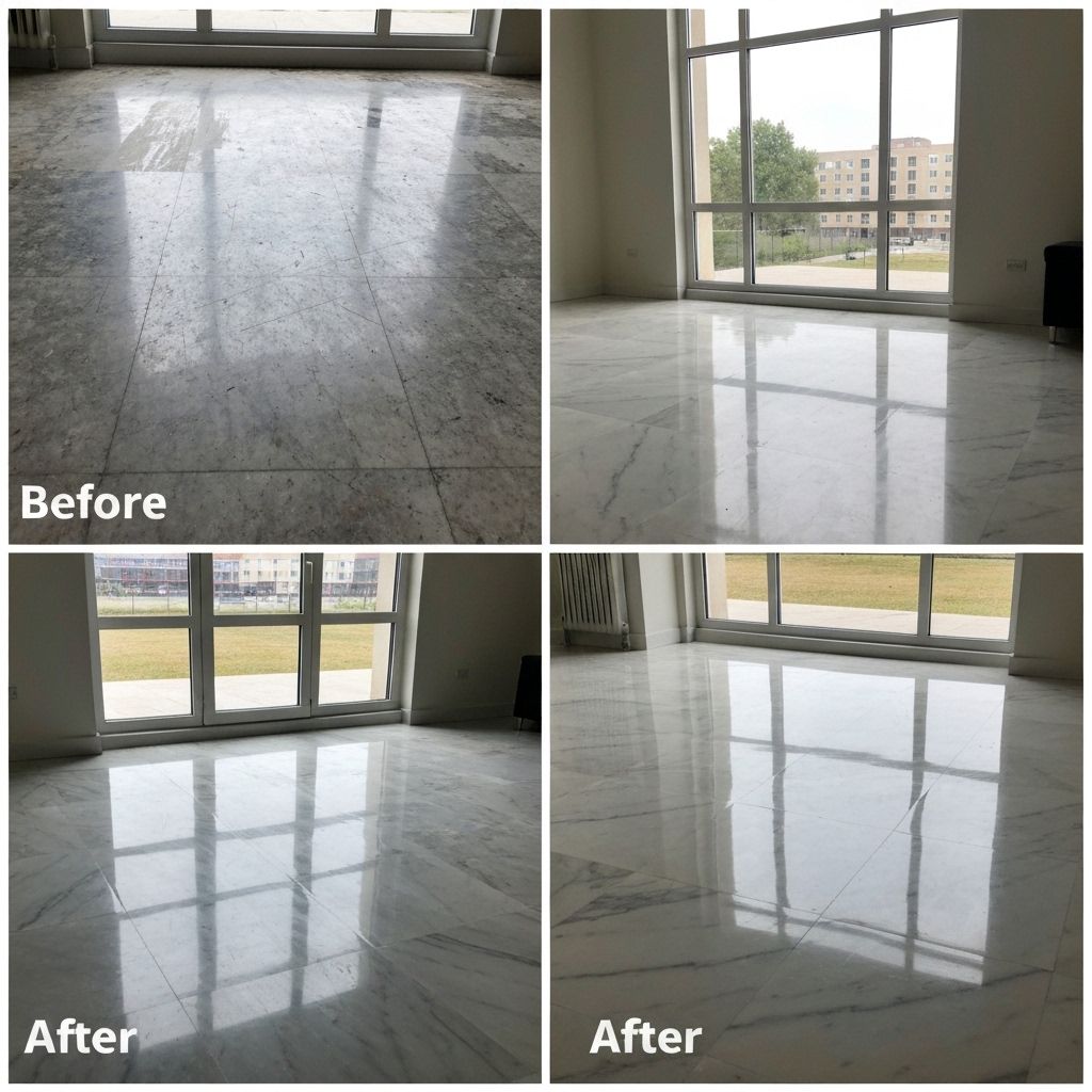 Professional cleaning transformation